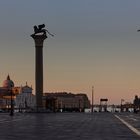 Früh morgens ist die Welt noch in Venedig