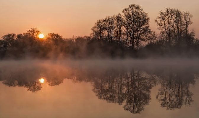 Früh Morgens um 5:50 ist die Welt noch in ordnung