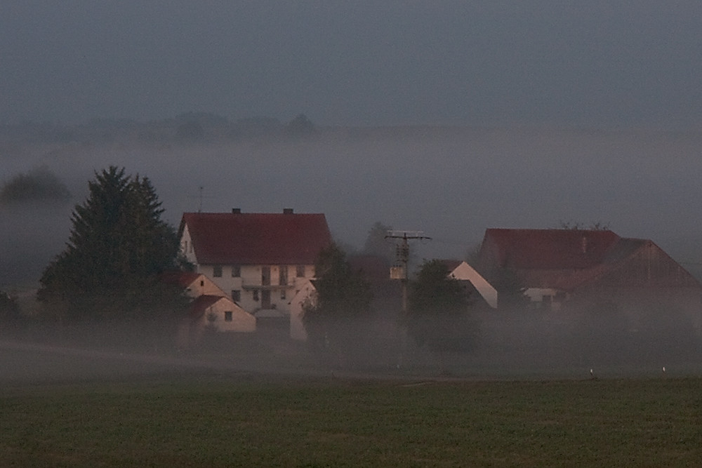 Früh morgens um ......