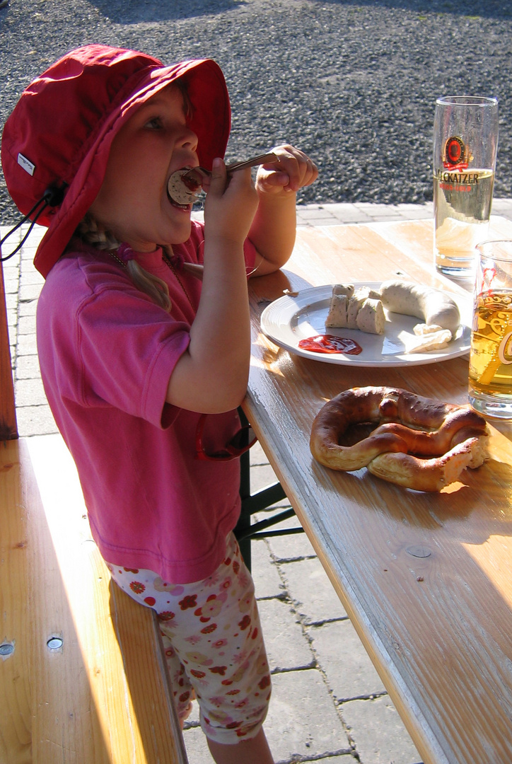 früh übt sich,oder,ganz der Papa