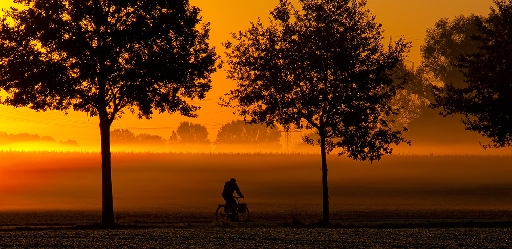 früh unterwegs