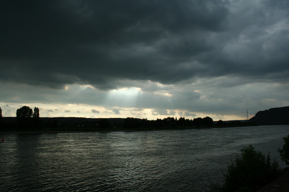 frühabends am Rhein...