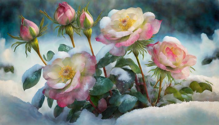 Frühblüher, Vorfreude auf die Vorboten - KI