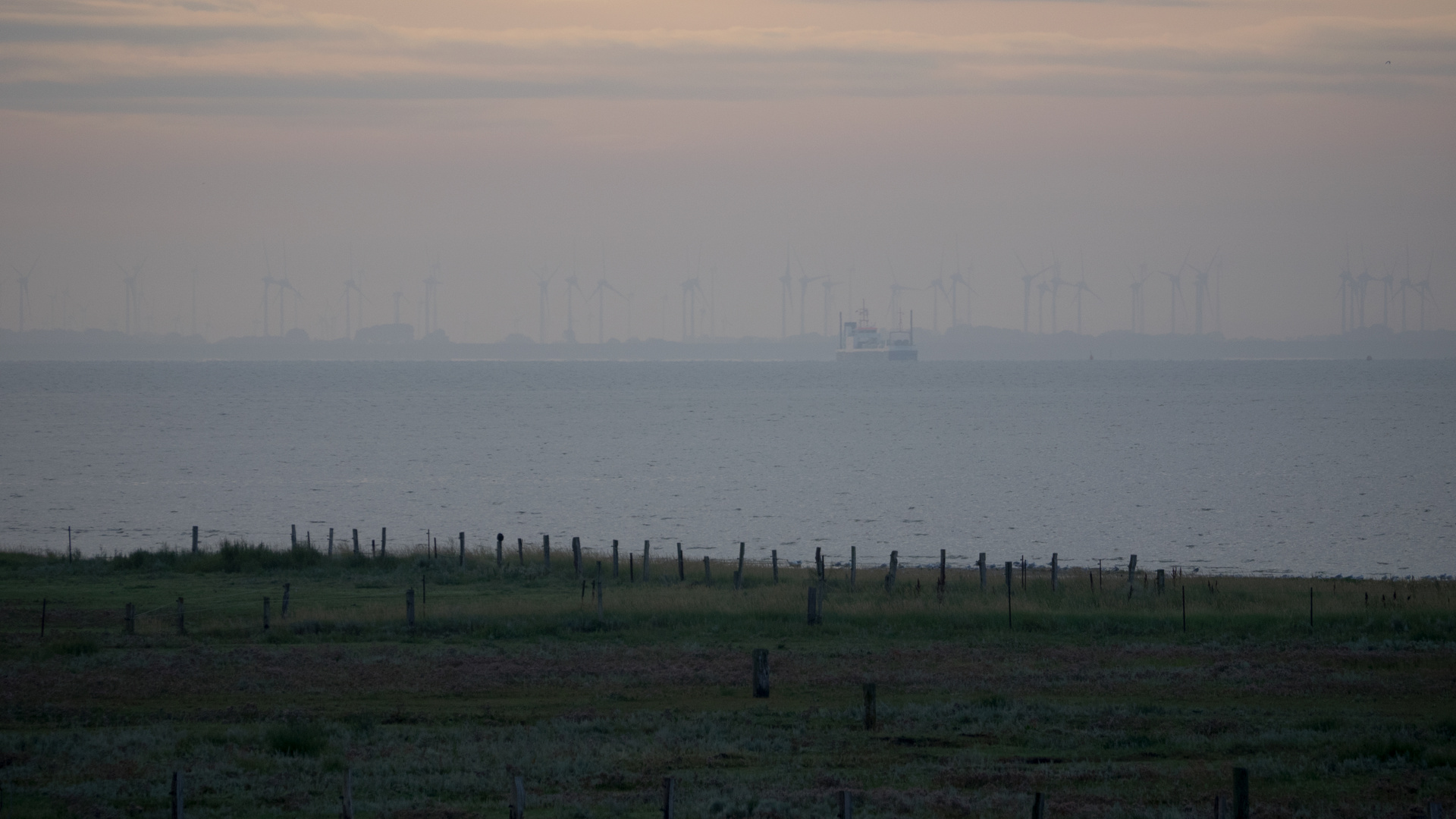 Frühdunst überm Wattenmeer