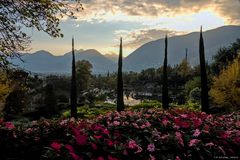 Früher Abend in Trauttmansdorff - Meran