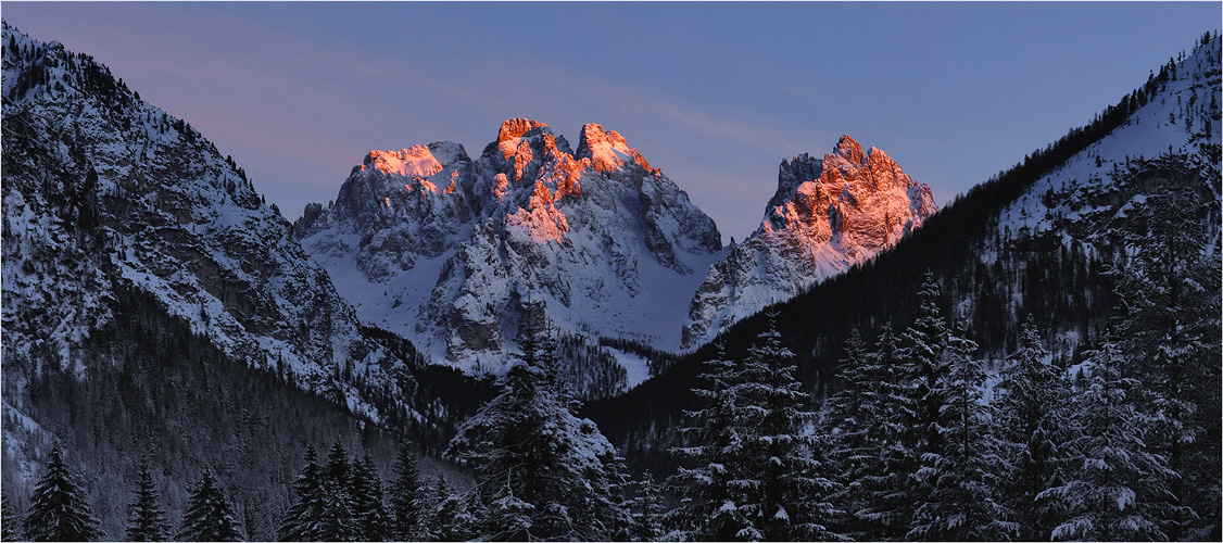 Früher Abend über der Cadini-Gruppe - Dolomiten