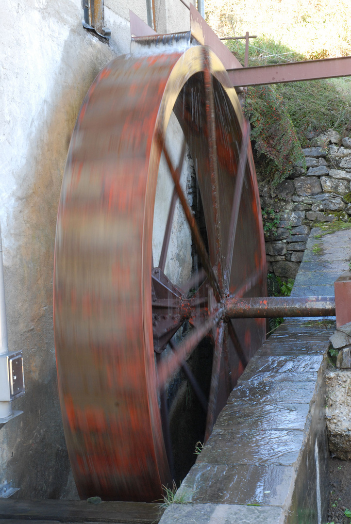 Früher gab es in der Eifel sehr viele Wassermühlen. 