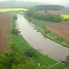 Früher Maimorgen an der Weser.