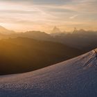 Früher Morgen am Bivouac Iglo de Pantalons Blancs