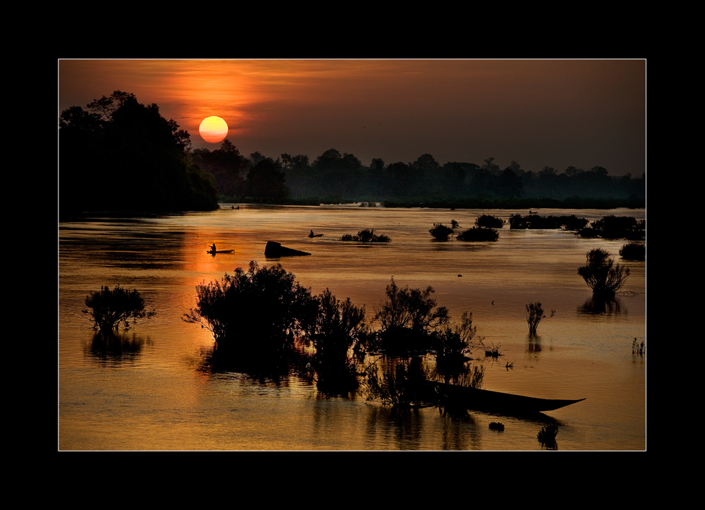 Früher Morgen am Mekong