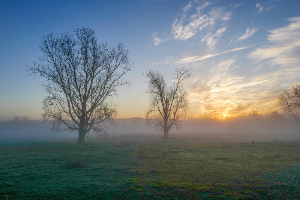 Früher Morgen an der Agger