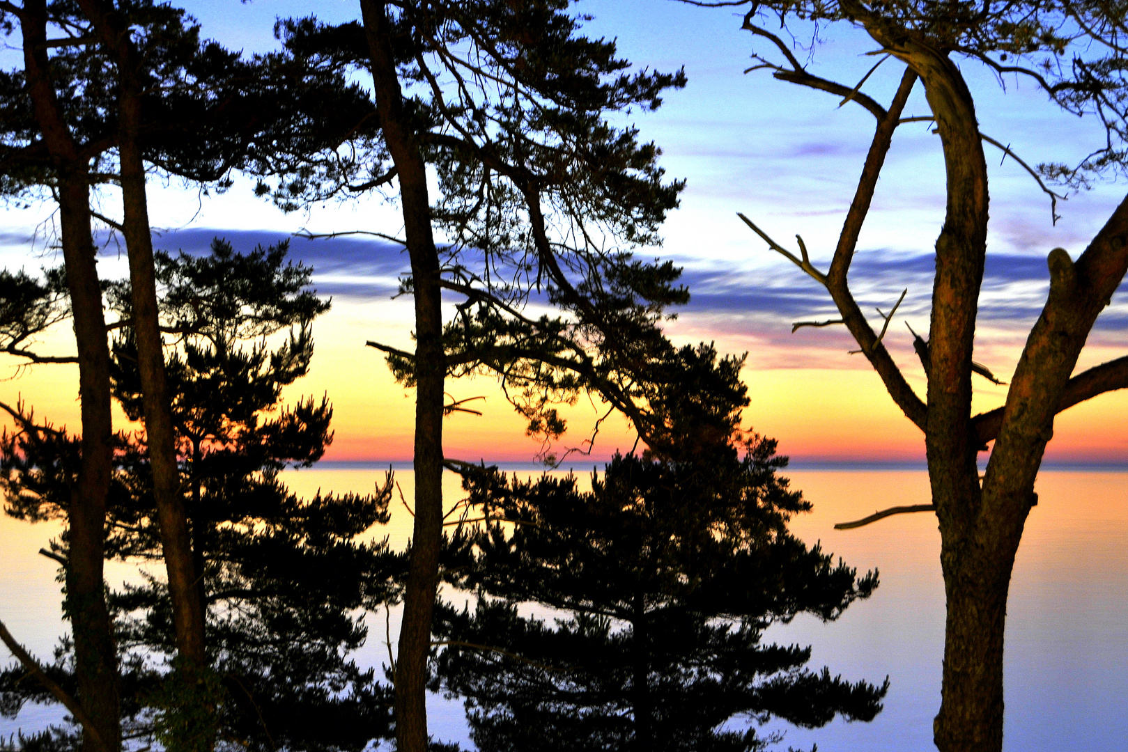 Früher Morgen an der Ostsee