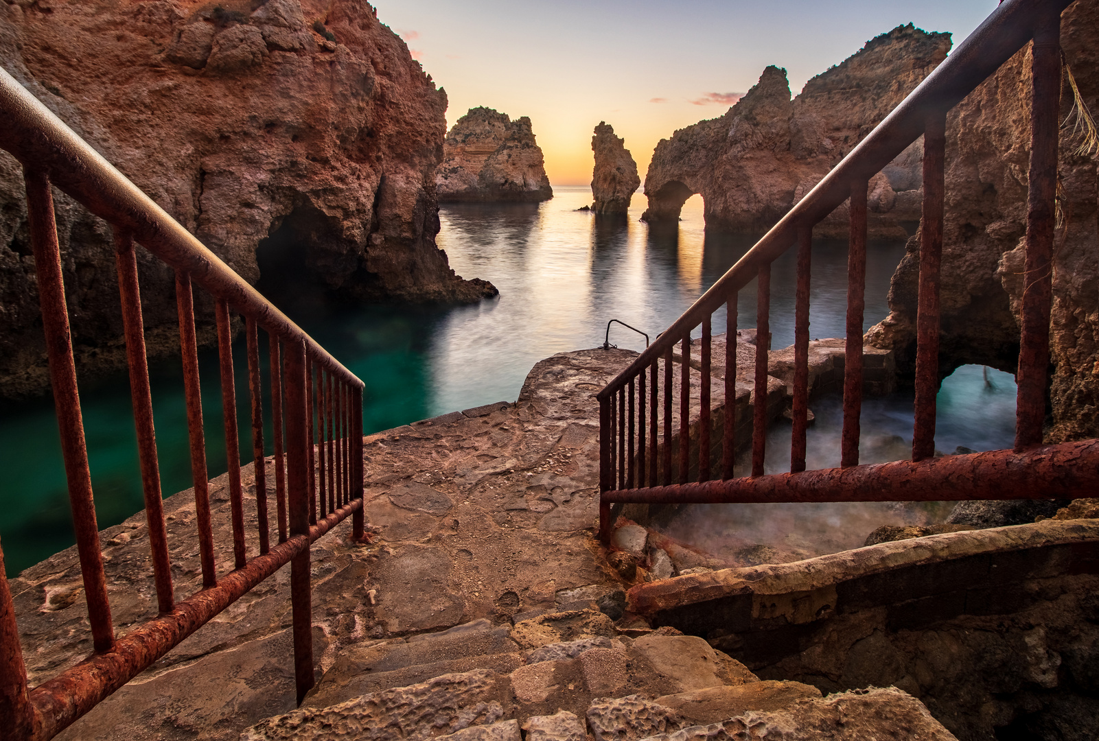 Früher Morgen an der Ponta da Piedade