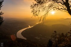 früher morgen auf dem lilienstein