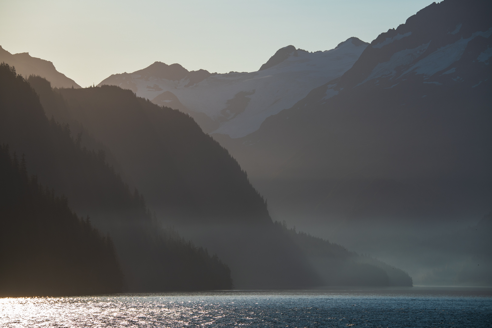 Früher Morgen in Alaska