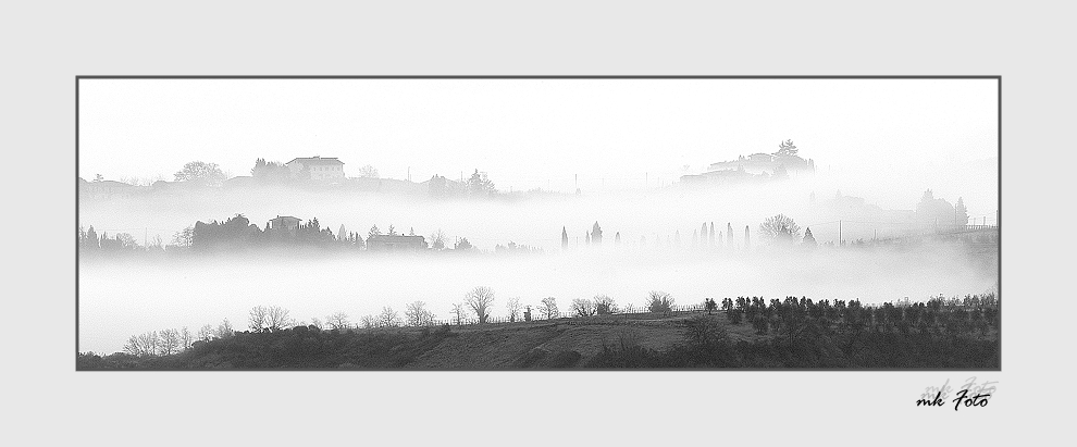 Früher Morgen in der Toscana