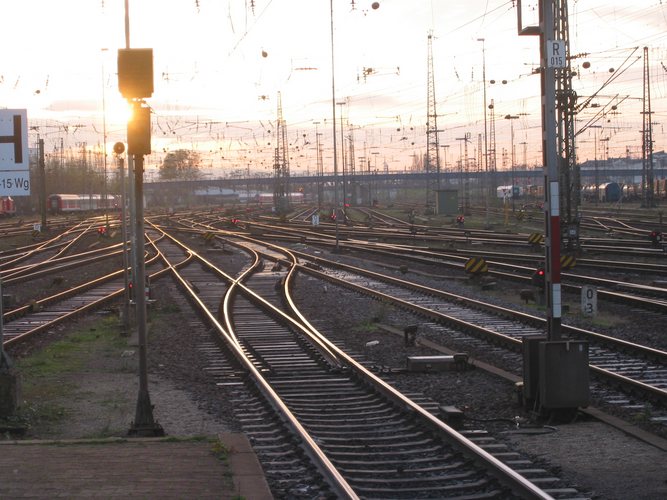 Früher Morgen in Mannheim