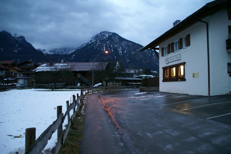 früher Morgen in Oberstdorf