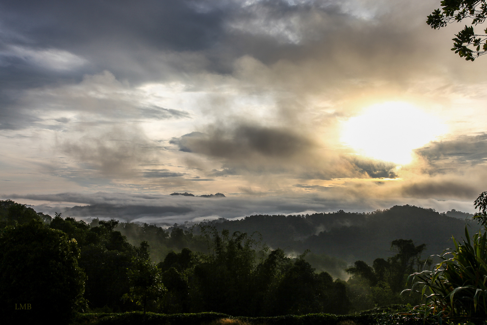 Früher Morgen in Sabah