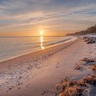 Früher morgen Ostseestrand