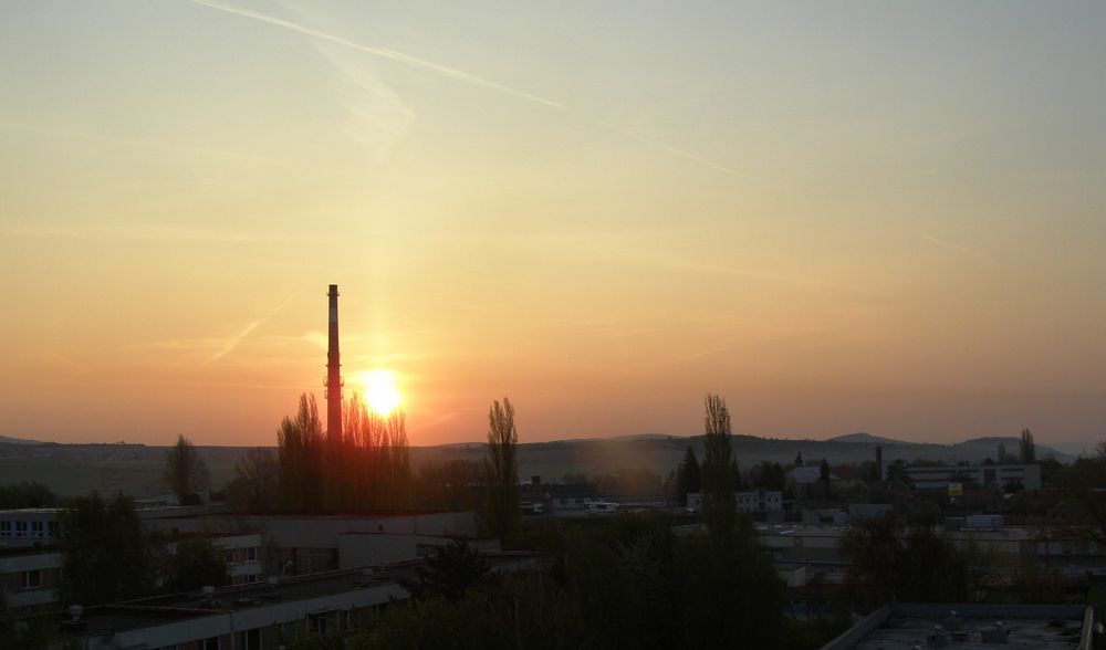 Früher Morgen über der Stadt