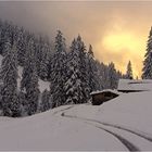 Früher Schnee an der Gerstrubenalpe