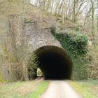 Früher war das mal eine Eisenbahnstrecke-heute ist es ein Fahrradweg