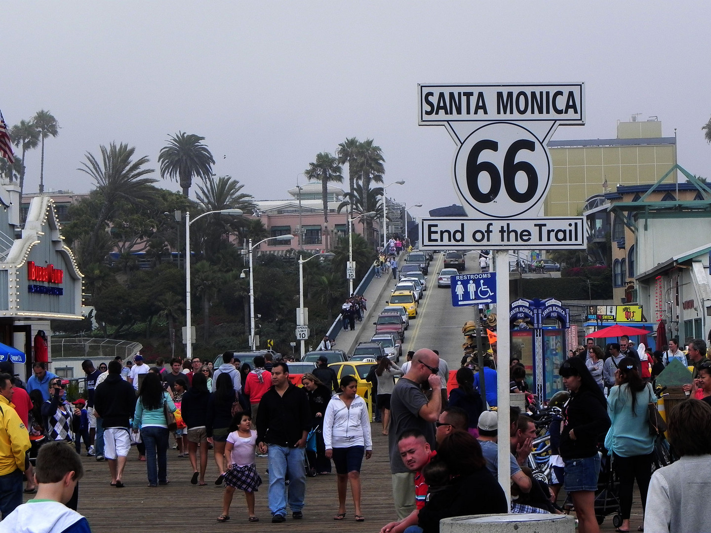 Früher war die Route 66 eine wichtige Fernstraße in den USA, heute ist sie nur noch Historie 