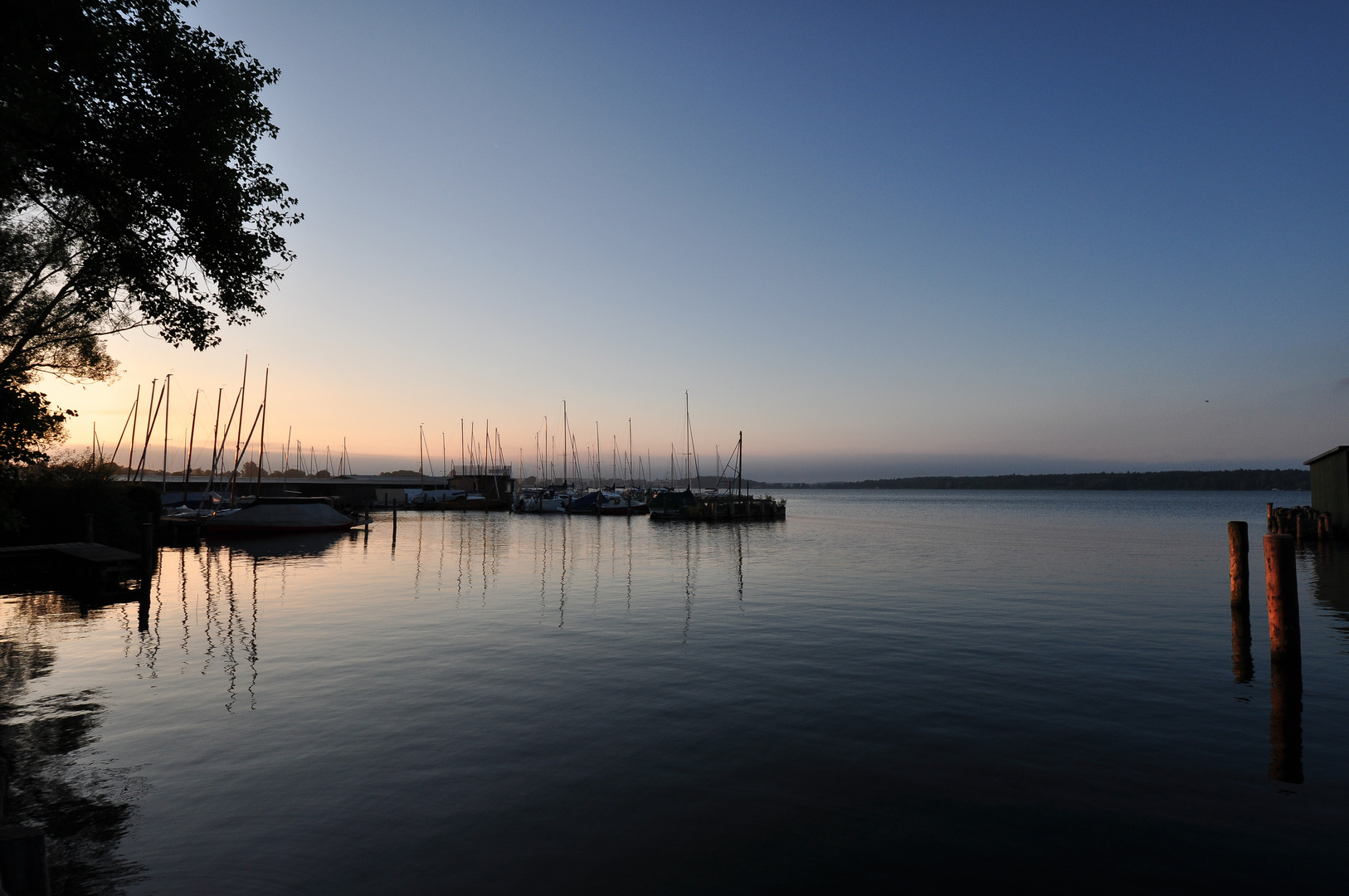 frühes Licht am Müritzsee