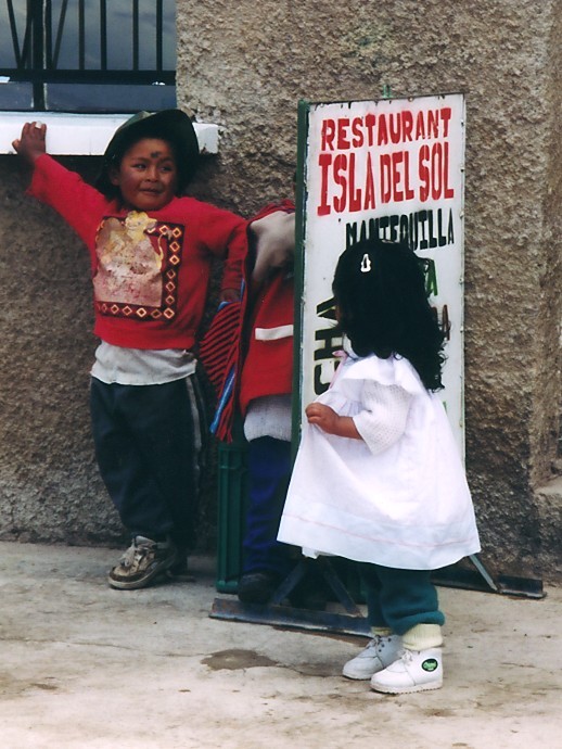 Frühes Werben (Isla del Sol, Peru)