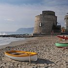 Frühherbst am Strand von Alassio