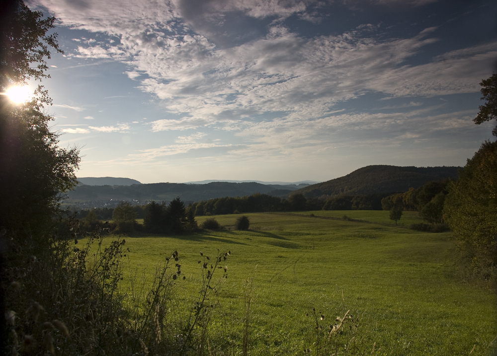 Frühherbst im Eichsfeld.