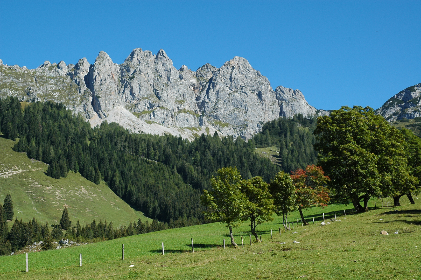 Frühherbst in den Alpen