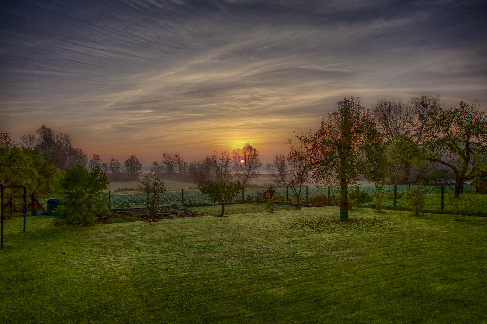 Frühherbst nach Sonnenaufgang