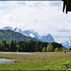 Frühjahr in den Bergen - unten blüht´s, oben schneit´s