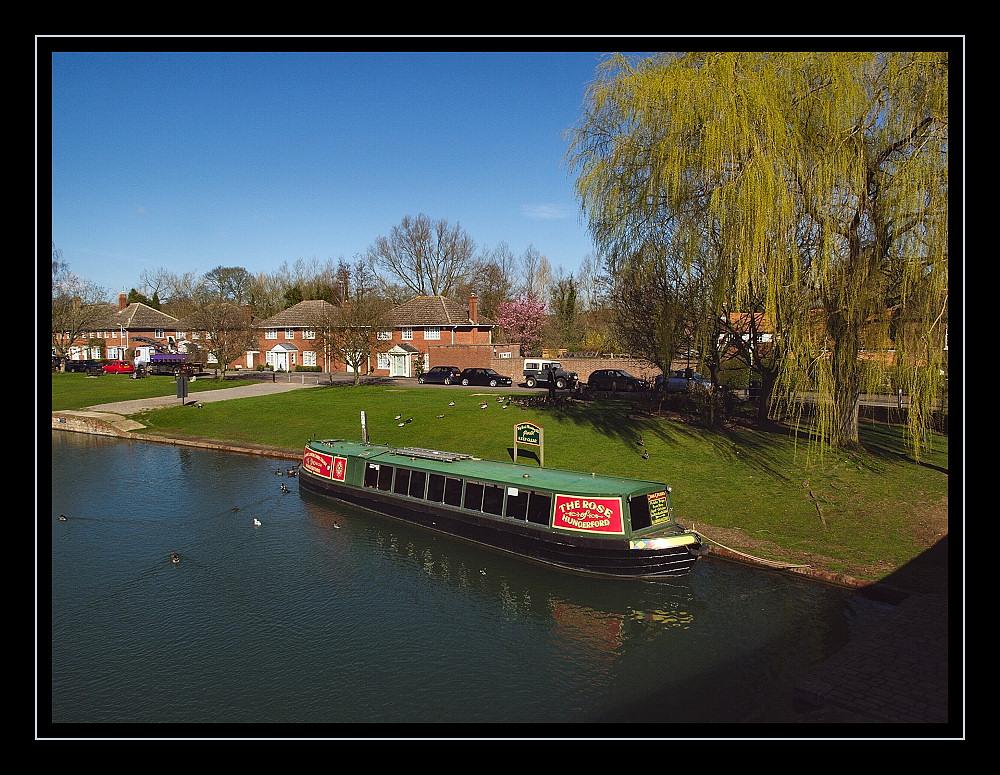 Frühjahr in Hungerford - England