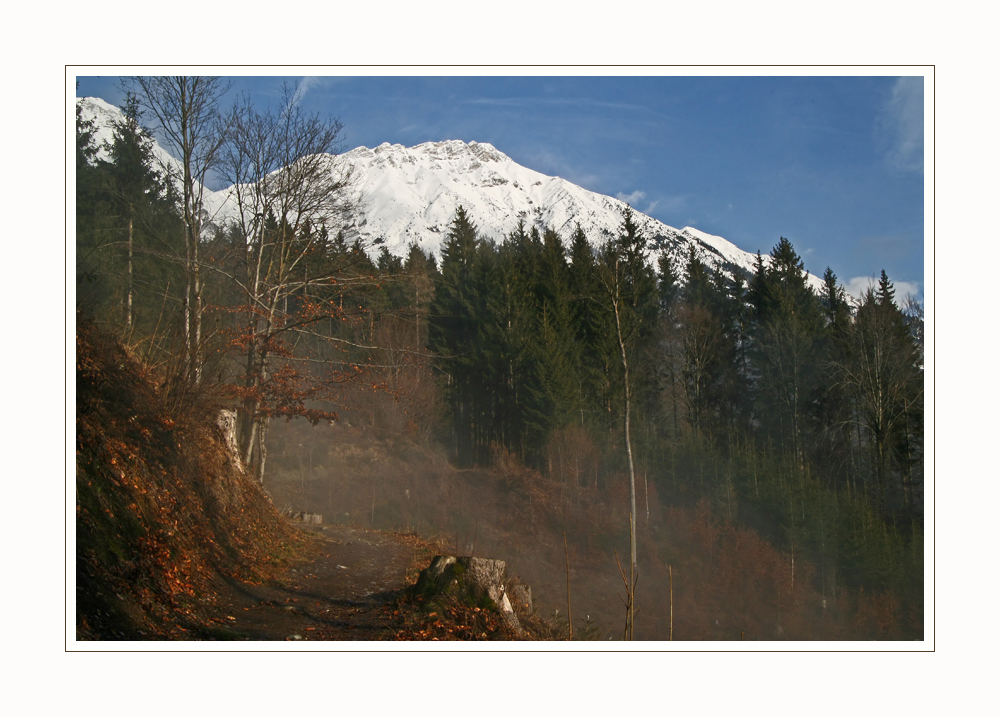 Frühjahr und Winter zugleich