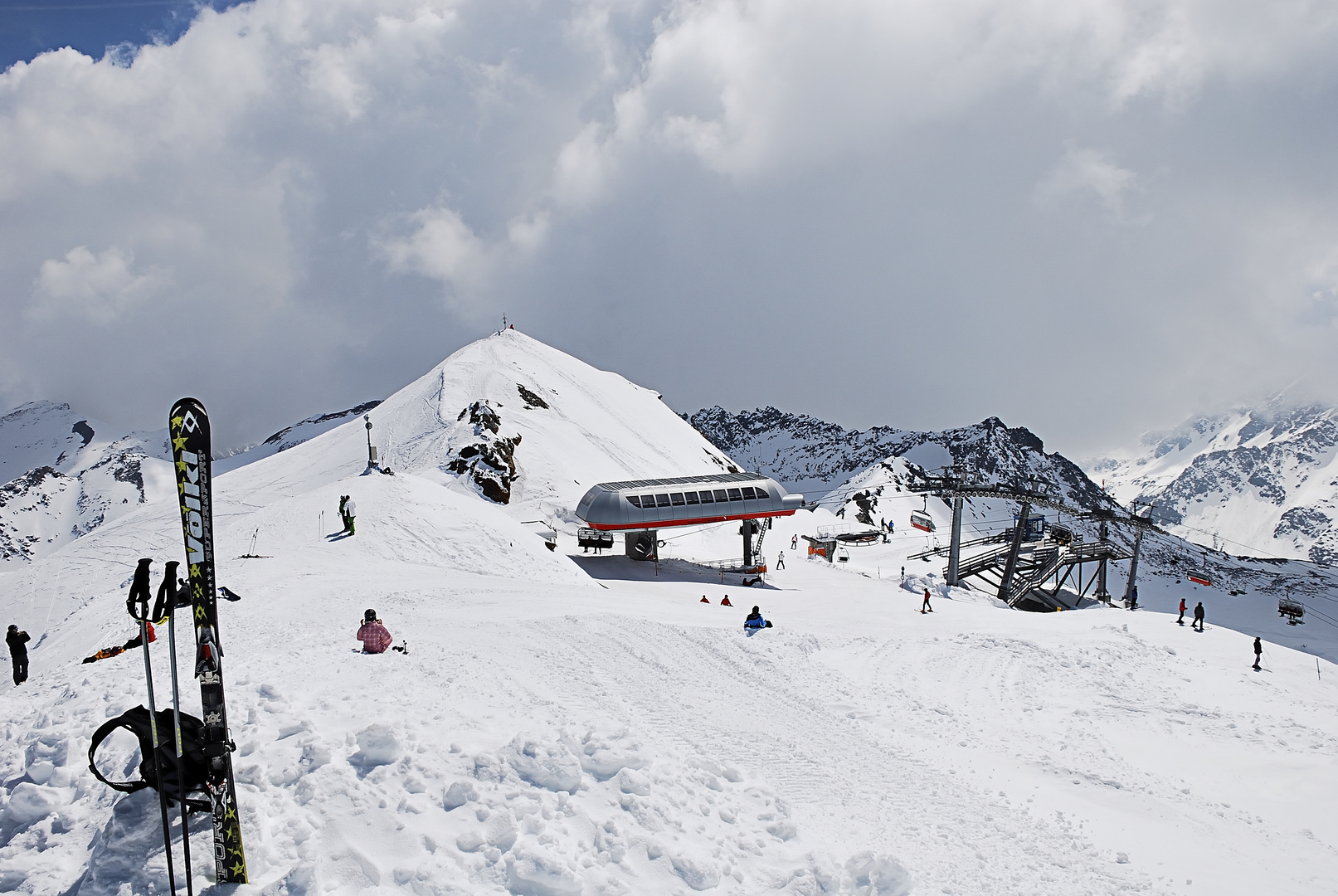 Frühjahrskifahren auf über 3000m