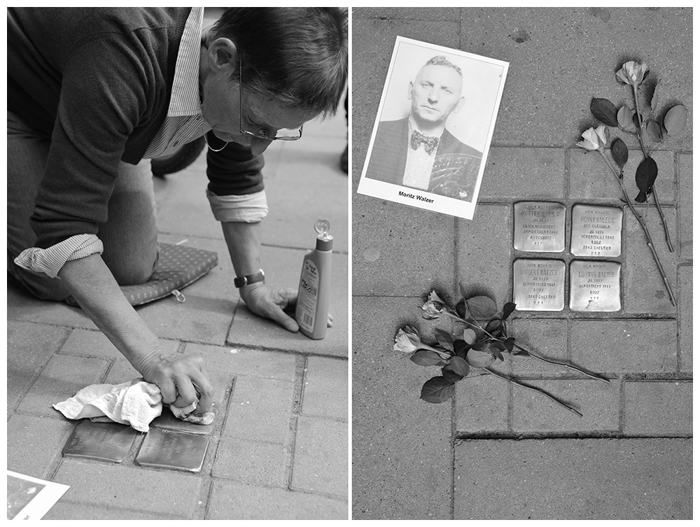 Frühjahrsputz für Stolpersteine