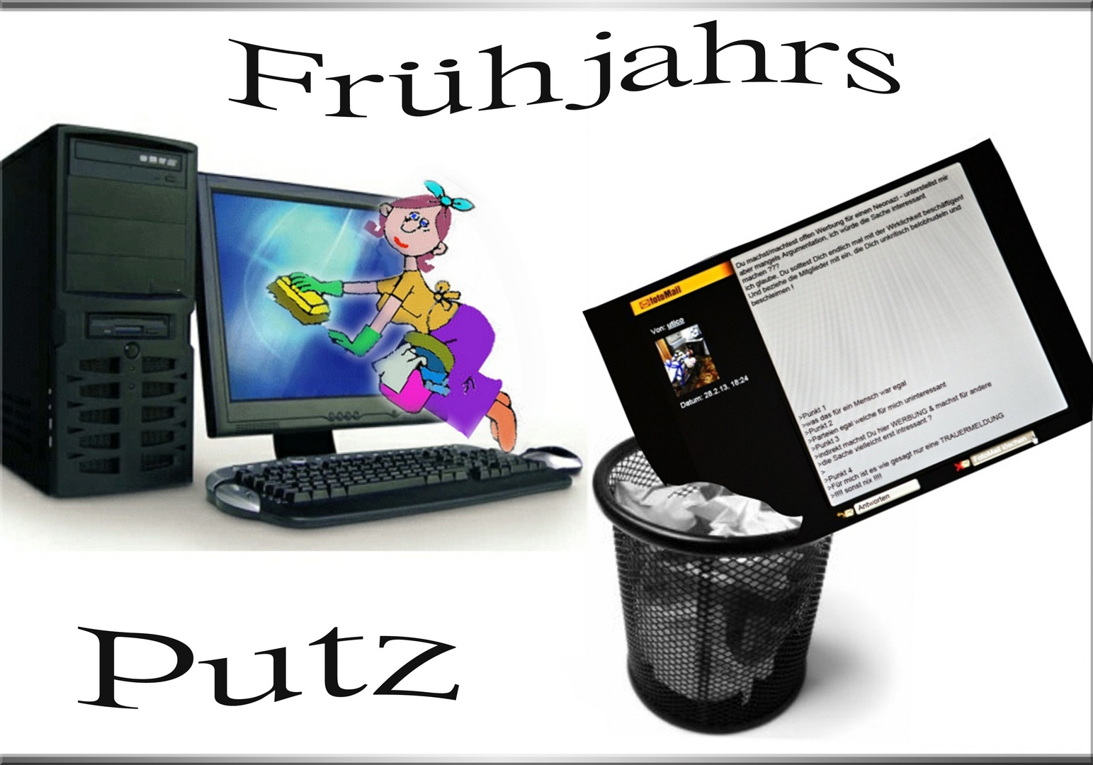 Frühjoahrsputz uff ......Südhessisch !!!!