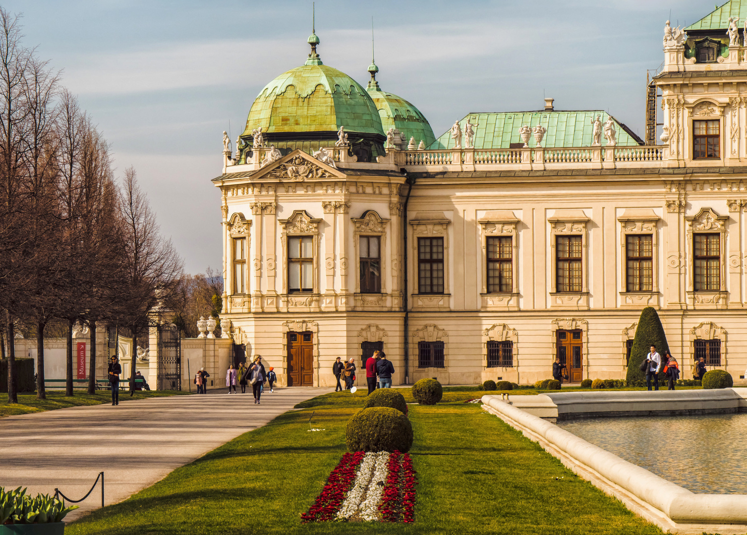 Frühling am Belvedere