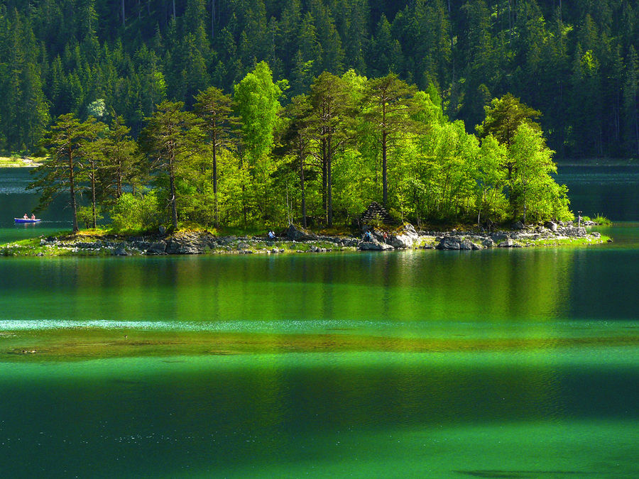 Frühling am Eibsee