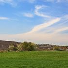 Frühling am Fuße der Mansfelder Kupferschiefer-Halden