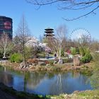 Frühling am Gasometer