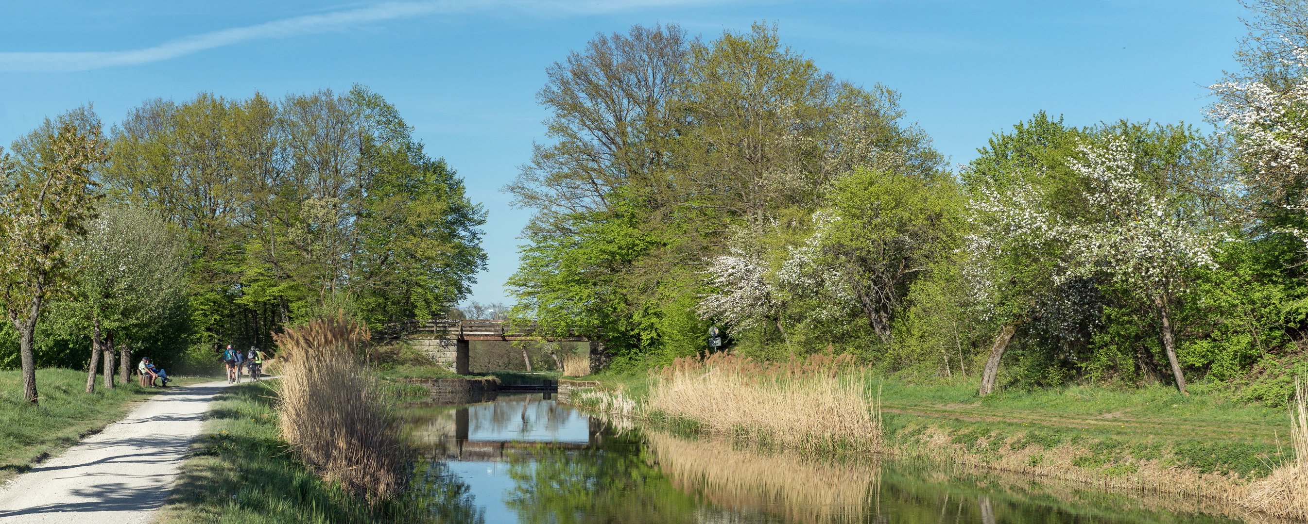Frühling am Kanal