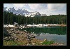 Frühling am Karersee