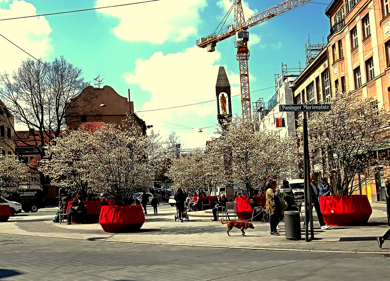 Frühling am Pasinger Marienplatz