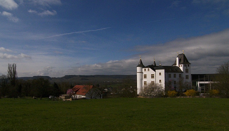 Frühling am Schloß