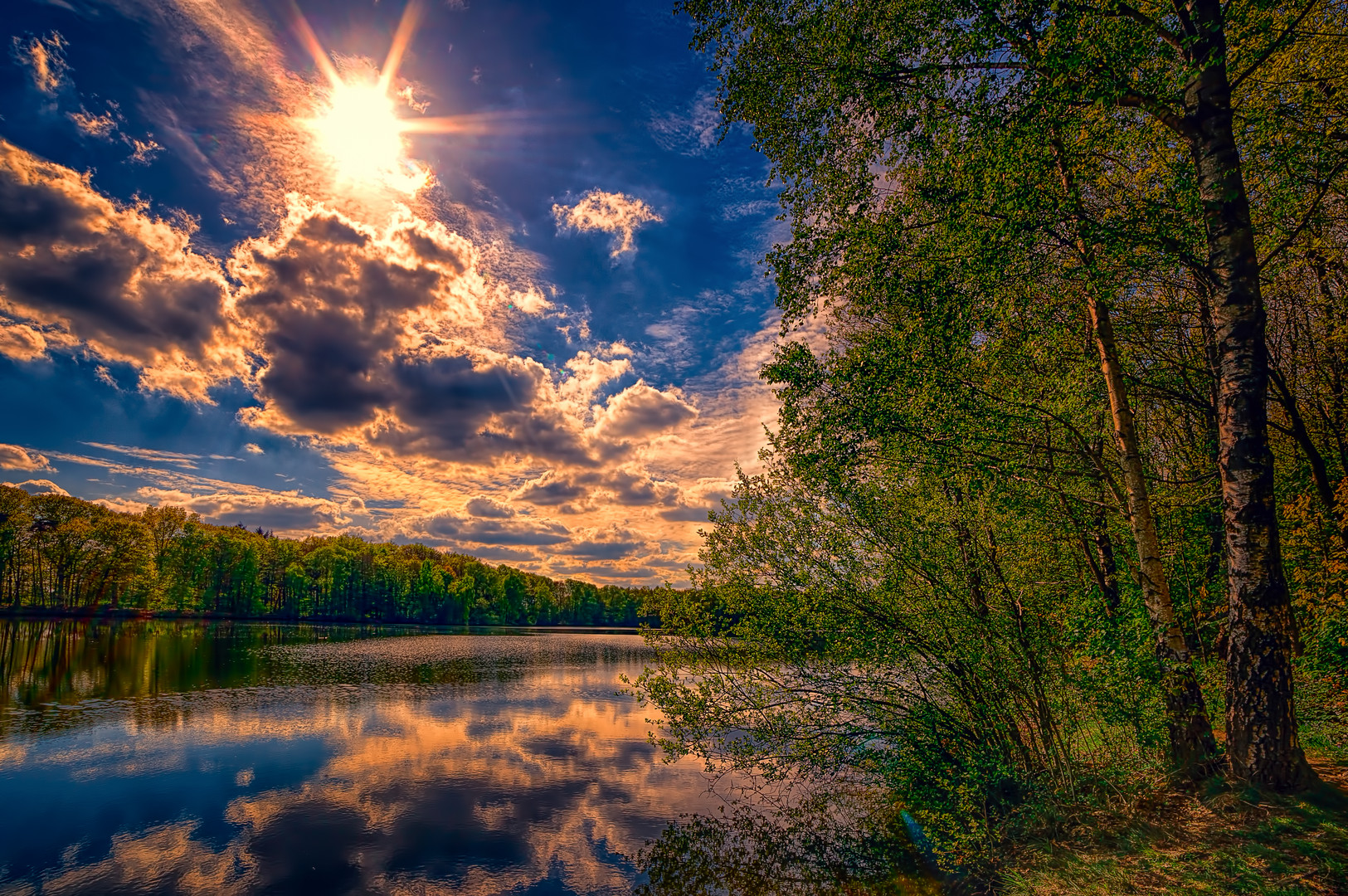 Frühling am See