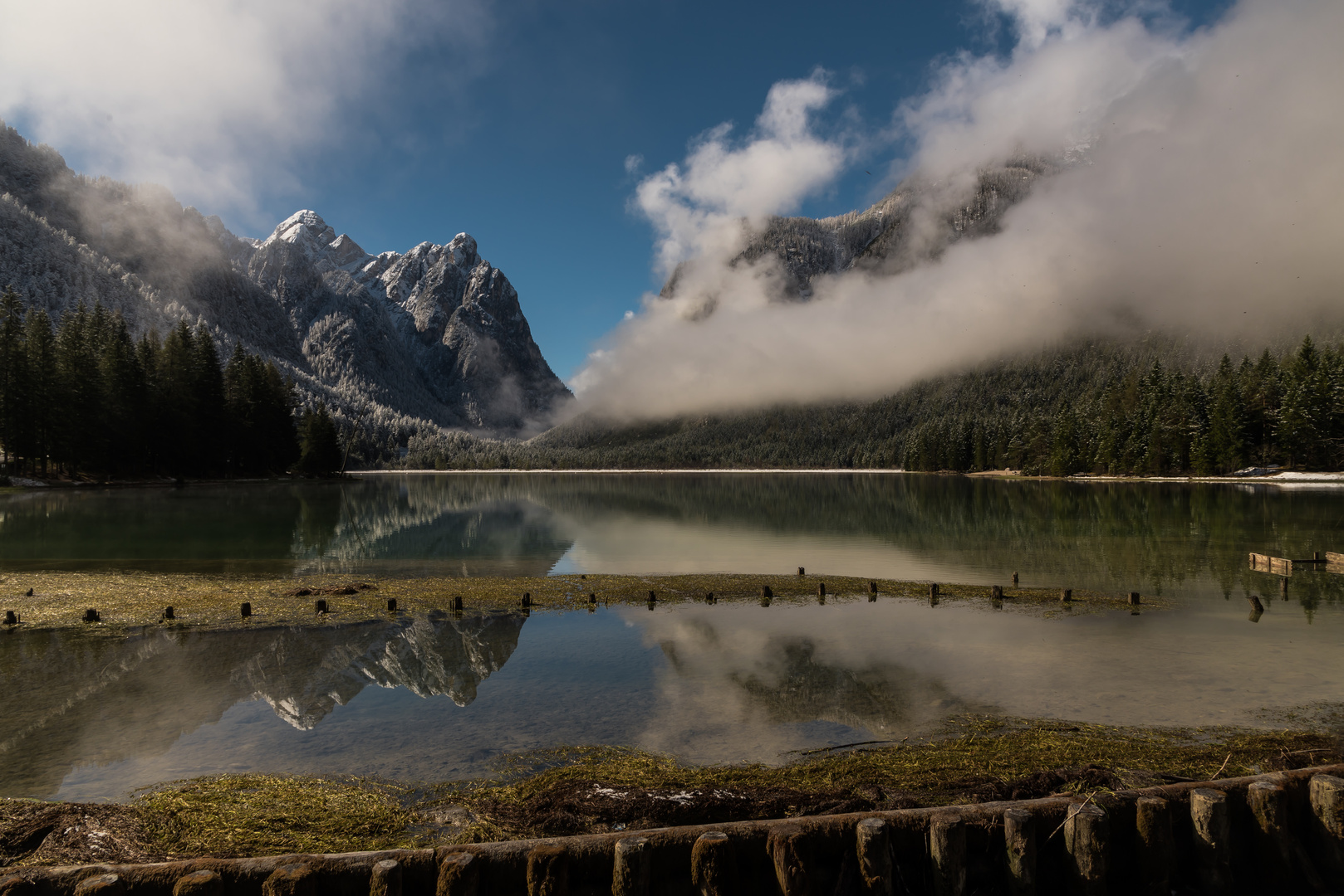 Frühling am Toblacher See